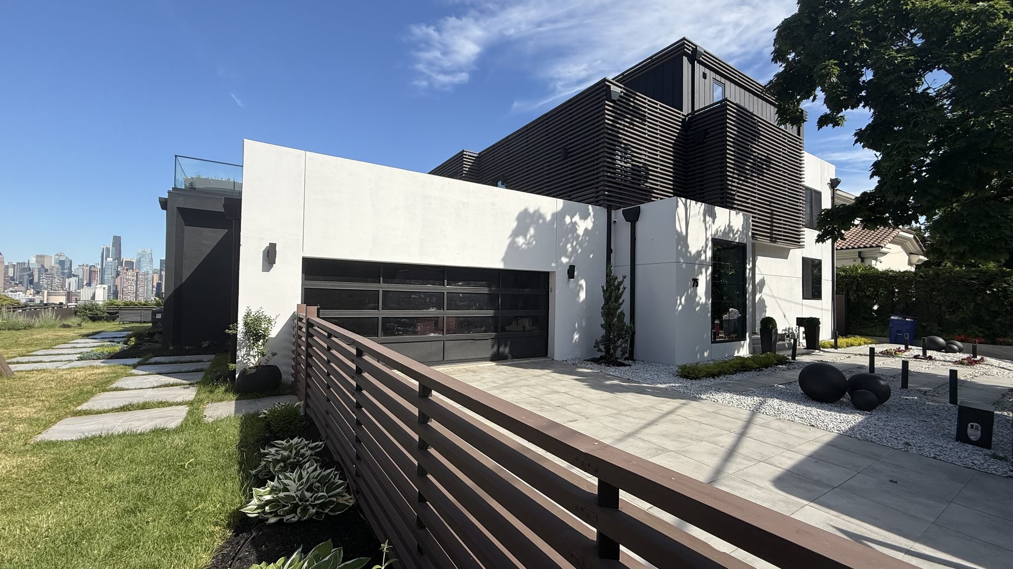 Modern villa exterior